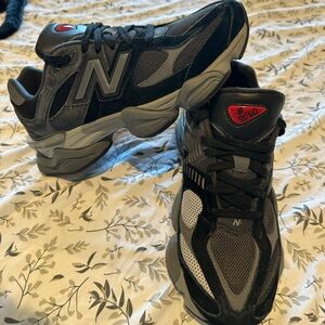 New Balance Charcoal and Black Athletic Shoes